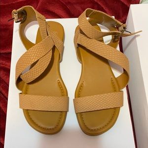 Brown Franco sarto sandals